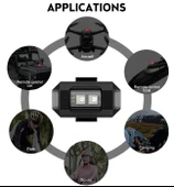 7 Renk Bisiklet Motosiklet Drone Işığı Çakarlı Lamba - 4