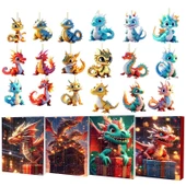 Noel Takvimi - Mor - Dinozor Kolye thumbnail 8