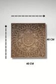 Atriyum Ahşap Duvar Dekoru Salon Koridor Dekoratif MDF Tablo - 4