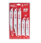 Milwaukee Kılıç Testere Yıkım Bıçak Seti 5 Parça 49222205 - 5