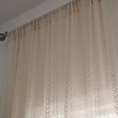 Bej Dantel Perde - 150x160cm - Hook - Guagou - 8