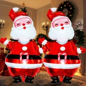 3 Adet 119 cm Noel Baba Alüminyum Folyo Balon Seti - Diğer Renkli Balon - 3