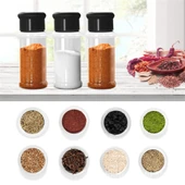 Baharat Kavanoz Seti - 5 Adet - Tuz Biber Şişeleri - 3