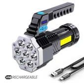 Şarjlı LED Kamp Feneri - H912 5LED - 2