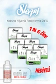7 AL 6 ÖDE Sleepy 24'lü Natural Hijyenik Normal ve 250 ML Temizleme Suyu - 1