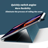 iPad Mini 6 8.3 2021 Gri Manyetik Çift Taraflı Koruyucu Kılıf - 10