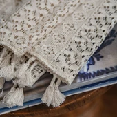 Bej Dantel Perde - 150x160cm - Hook - Guagou - 6