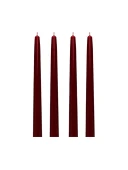 Bozkurt Konik Şamdan Mum Fener Mumu - Bordo - 24 Cm. - 4 Adetlik Paket - 3