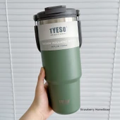 Paslanmaz Çelik Termos - Yeşil - 750ML - 1