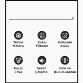 ALLY 14000pa Güçlü Portatif 2 Kademeli Tasinabilir Vakumlu Kablosuz Üflemeli Mini Araç Süpürgesi - 7