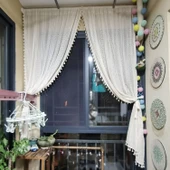 Bej Dantel Perde - 150x160cm - Hook - Guagou - 4