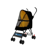 Tommy Evcil Hayvan Arabası Siyah 76.5*44*99cm Max 15kg - 1