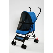 Tommy Evcil Hayvan Arabası Mavi 76.5*44*99cm Max 15kg - 1