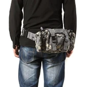 Açık Hava Avcılık Bel Çantası - Camo - 3