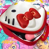 Kawaii Hello Kitty Makyaj Çantası - Harajuku Tarzı - Büyük Kapasite - A - 1