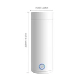 400ml Seyahat Elektrikli Su Isıtıcı - Beyaz - EU Priz - 7