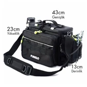 Fubelo Sider Balıkçı Çantası - Siyah thumbnail 6