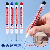 Uzatılmış Uçlu İşaretleyici Kalem - Kırmızı - 5'li Paket - 2
