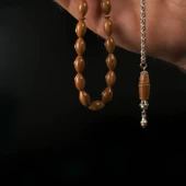 925 Ayar Gümüş Püsküllü Kuka Tesbih thumbnail 4