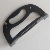 Ahşap Mıknatıslı Çanta Bursu OR18 Siyah - 3