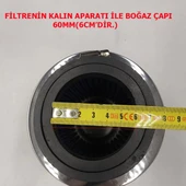 Ayarlanabilir Çaplı Açık Hava Filtresi Dar Mavi Renk 60mm-70mm-76mm - 4