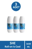 She Is Cool Kadın Roll-On 50 ml 3 Adet - 1