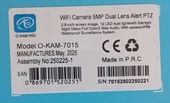 O-KAM 7015 3 Lens Siren + Mikrofon + Hoparlör Wifi Solar Güneş Panelli Kamera - 2