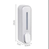 Zhltools Beyaz Duvara Monte Sıvı Sabunluk Dispenser - 300 ml - 4