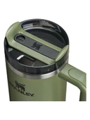 Stanley Quencher 1.18 lt Pipetli Termos Bardak Koyu Yeşil thumbnail 3