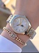 U.s.Polo Assn Çelik Kordon 2 Yıl Garantili 3 Atm Suya Dayanıklı Kadın Kol Saati+Bileklik UA.2085.M05 thumbnail 1