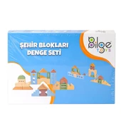 Nessiworld BLG-107A Ahşap Şehir Blok Seti - 2