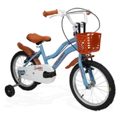 Sarissa Vintage 16 Jant Çocuk Bisiklet 4 ve 7 Yaş Çocuk Bisikleti Yeni Sezon Aksesuarlı Pastel Mavi thumbnail 2