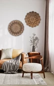 Aluradeco 2'li Mandala Ruhsal Ahşap Duvar Dekoru Seti - 3
