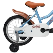 Sarissa Vintage 16 Jant Çocuk Bisiklet 4 ve 7 Yaş Çocuk Bisikleti Yeni Sezon Aksesuarlı Pastel Mavi thumbnail 4