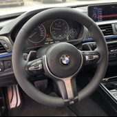 BMW F30 M SPORT KASA ARACA ÖZGÜ DİKMELİ DİREKSİYON KILIFI - 3