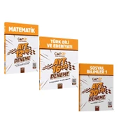Çap Yayınları AYT Matematik Edebiyat ve Sosyal Bilimler Deneme Seti 3 Kitap - 1