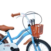 Sarissa Vintage 16 Jant Çocuk Bisiklet 4 ve 7 Yaş Çocuk Bisikleti Yeni Sezon Aksesuarlı Pastel Mavi thumbnail 5