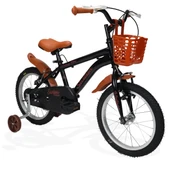 Sarissa Vintage 16 Jant Çocuk Bisiklet 4 ve 7 Yaş Çocuk Bisikleti Yeni Sezon Aksesuarlı Siyah Kahve - 2