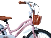 Sarissa Vintage 20 Jant 6 ve 10 Yaş Çocuk Bisikleti Pastel Pembe + Yan Destek Tekeri Hediyeli - 3