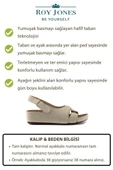 ROY JONES 1817 BEJ COMFORT CASUAL ANATOMİK RAHAT KALIP SANDALET - 5