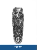 TQB-114 SAVAŞCI DESEN GEÇİCİ KOL DÖVMESİ-TATTO - 1