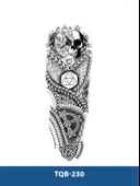 TQB-230 KURU KAFA DESEN GEÇİCİ KOL DÖVMESİ-TATTO - 1