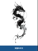 XQB-815 ORTA BOY EJDERHA DESEN GEÇİCİ DÖVME-TATTO - 1