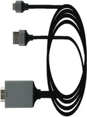 HDMI Apple Android Type-C Giriş Uyumlu 4K 60Hz HDTV Görüntü Aktarım Kablosu Projektör Dönüştürücü - 4