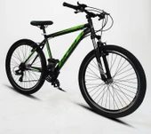 Sarissa Moon 26" Jant MTB Ön Amortisörlü Shimano 21 Vites V Fren Dağ Bisikleti Siyah Yeşil - 3