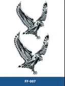 FF-007 ORTA BOY KARTAL DESEN GEÇİCİ DÖVME-TATTO - 1