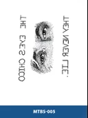 MTBS-005 ORTA BOY THE EYES CHICO THEY NEVER LIFE YAZI VE GÖZ DESEN GEÇİCİ DÖVME-TATTO - 1