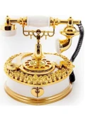 Nostaljik Polyester Telefon Müzik Ve Takı Mücevher Kutusu - 1