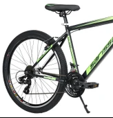 Sarissa Moon 26" Jant MTB Ön Amortisörlü Shimano 21 Vites V Fren Dağ Bisikleti Siyah Yeşil - 2