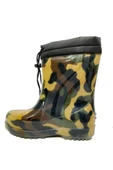 Kral 03101 Kürklü Sıcak Astar Filet Çocuk Yağmur Çizme - 9